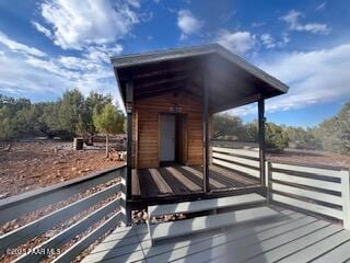 16432 Incline Trl, Williams, AZ 86046 - view of wooden terrace