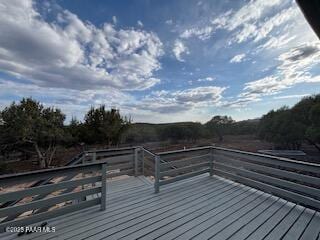 16432 Incline Trl, Williams, AZ 86046 - view of deck