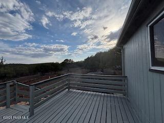 16432 Incline Trl, Williams, AZ 86046 - view of deck