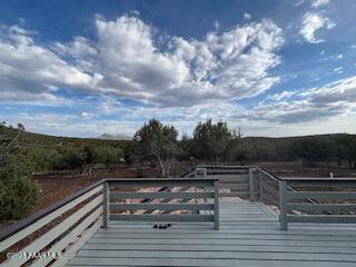 16432 Incline Trl, Williams, AZ 86046 - view of wooden deck