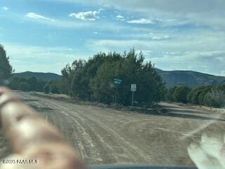 16432 Incline Trl, Williams, AZ 86046 - view of dirt / gravel road featuring a mountain view