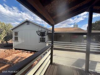 16432 Incline Trl, Williams, AZ 86046 - view of wooden terrace
