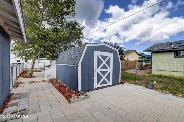 3718 N Navajo Dr, Prescott Valley, AZ 86314 - view of shed with a fenced backyard