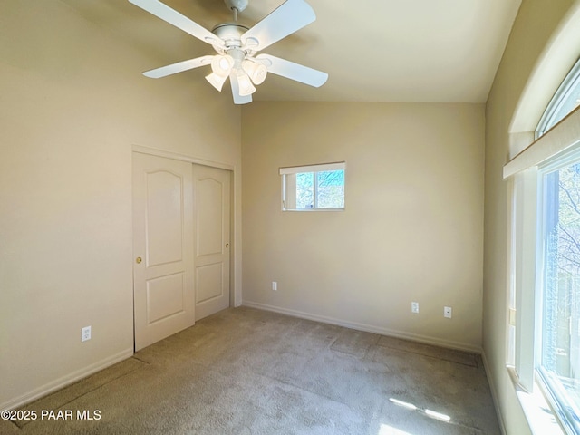 2508 N Leah Ln, Prescott, AZ 86301 - unfurnished bedroom featuring carpet floors, baseboards, multiple windows, and a closet