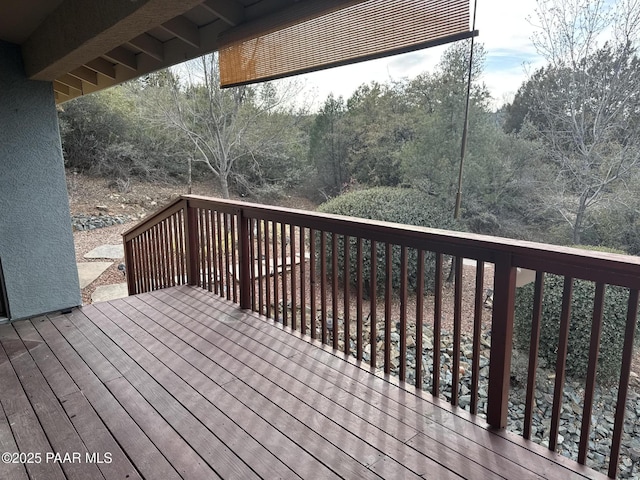 2508 N Leah Ln, Prescott, AZ 86301 - view of wooden deck