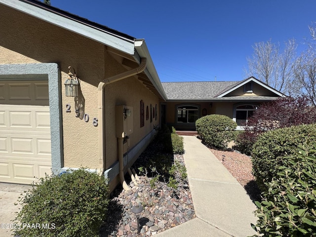 2508 N Leah Ln, Prescott, AZ 86301 - exterior space featuring stucco siding and a garage