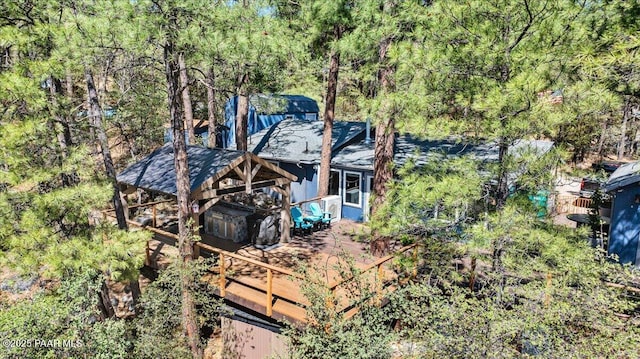 4820 S Lund Ct, Prescott, AZ 86303 - view from above of property