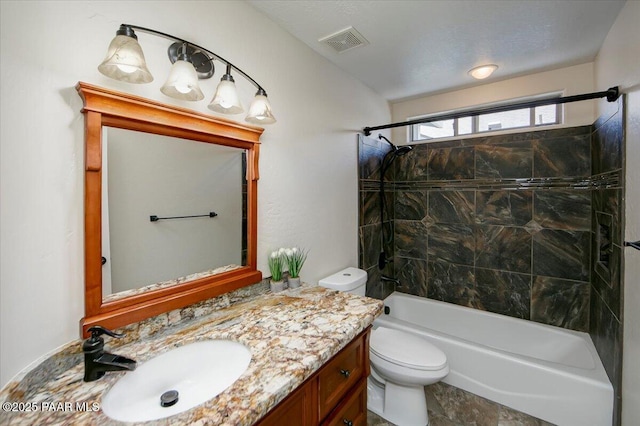 7273 Woolsey Ranch Rd, Prescott Valley, AZ 86314 - bathroom with vanity and bathing tub / shower combination