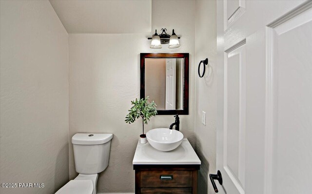 7273 Woolsey Ranch Rd, Prescott Valley, AZ 86314 - bathroom featuring vanity and toilet