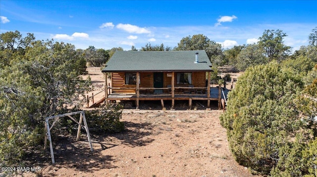 view of rear view of house