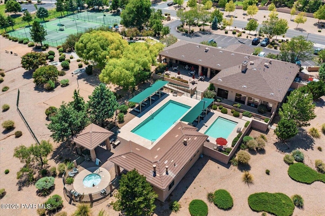bird's eye view