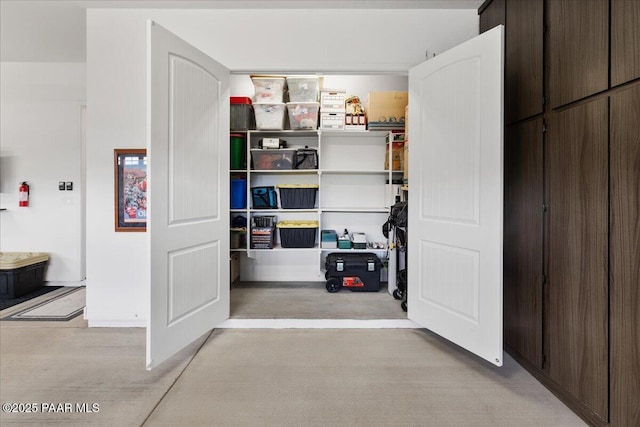 interior space with baseboards