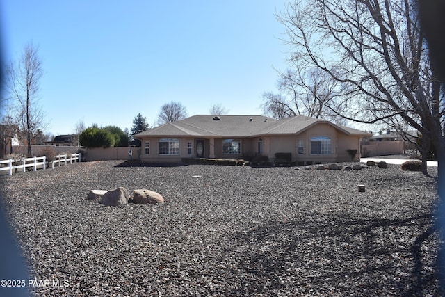 view of back of property