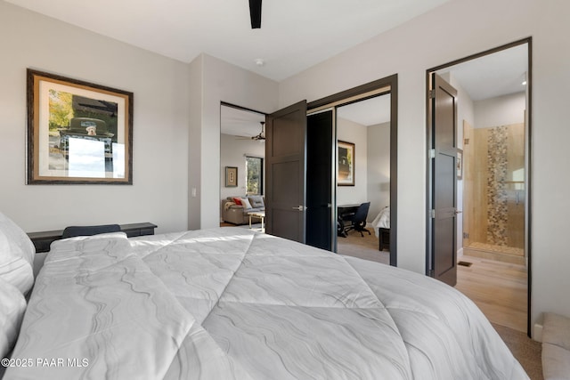 15425 N Talking Rock Ranch Rd, Prescott, AZ 86305 - bedroom featuring a desk and ceiling fan