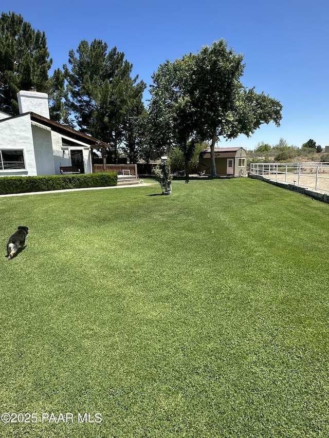 13502 S Burton Rd, Mayer, AZ 86333 - view of yard