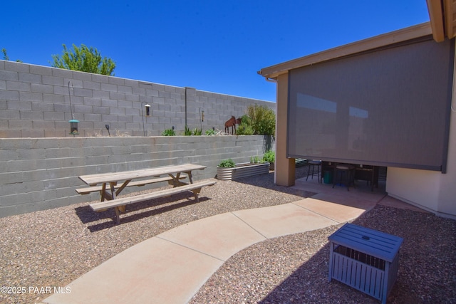 view of patio