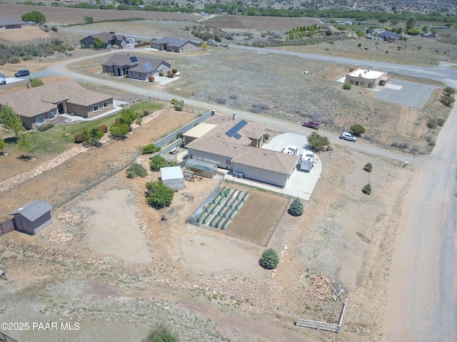 view from above of property