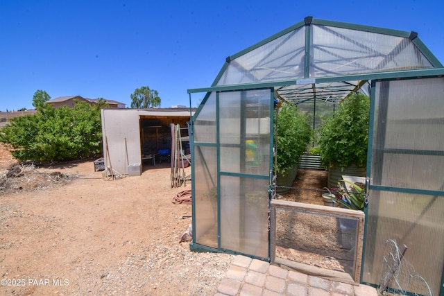 view of greenhouse