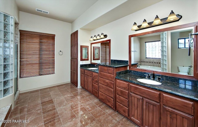1498 Commonwealth St, Prescott, AZ 86301 - bathroom with a garden tub and double vanity