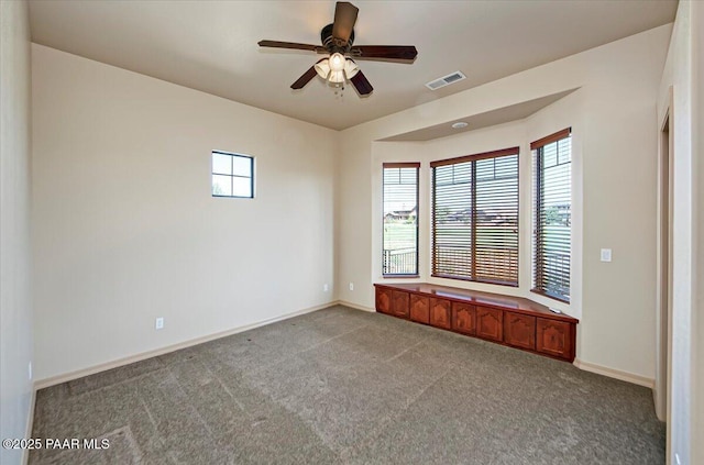 1498 Commonwealth St, Prescott, AZ 86301 - carpeted spare room featuring baseboards and ceiling fan