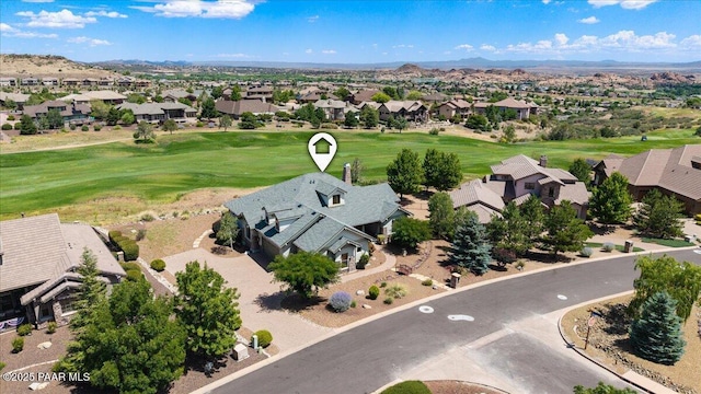 1498 Commonwealth St, Prescott, AZ 86301 - aerial perspective of suburban area with a local golf course