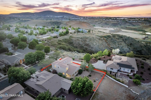 1891 N Tin Strap Trl, Prescott Valley, AZ 86314 - aerial view of residential area with mountains