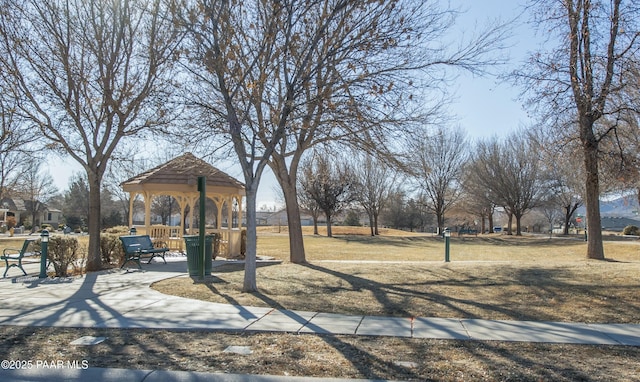 1891 N Tin Strap Trl, Prescott Valley, AZ 86314 - view of community with a gazebo and a yard
