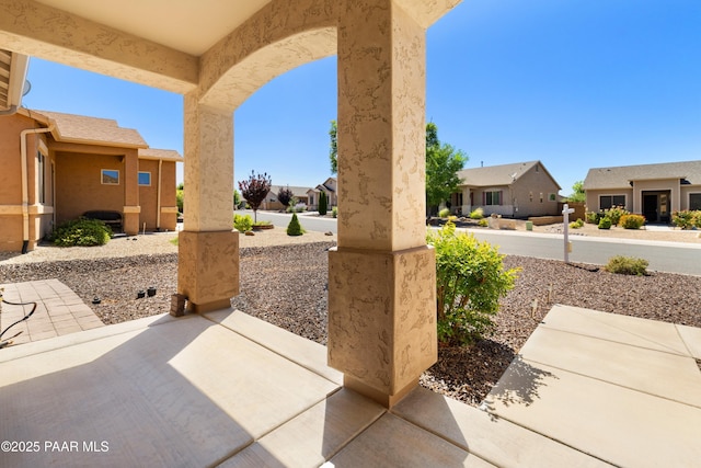 6286 E Livingston Loop, Prescott Valley, AZ 86314 - view of patio / terrace featuring a residential view