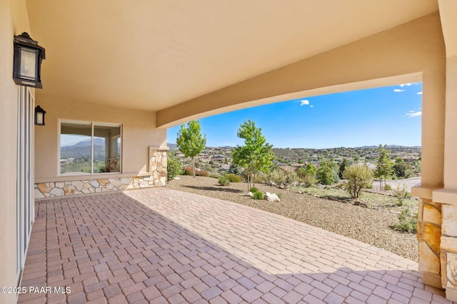 1032 Vantage Point Cir, Prescott, AZ 86301 - view of patio featuring a mountain view