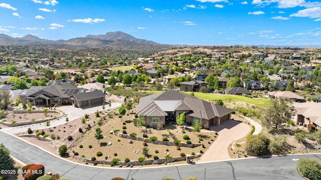 1032 Vantage Point Cir, Prescott, AZ 86301 - aerial view of residential area with a mountainous background