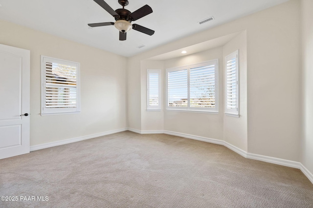 1032 Vantage Point Cir, Prescott, AZ 86301 - empty room featuring carpet floors, ceiling fan, and baseboards