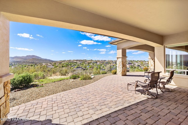 1032 Vantage Point Cir, Prescott, AZ 86301 - view of patio featuring a mountain view