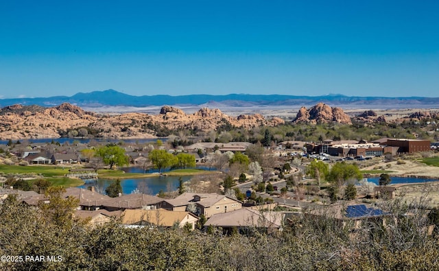 1032 Vantage Point Cir, Prescott, AZ 86301 - bird's eye view of a water and mountain view