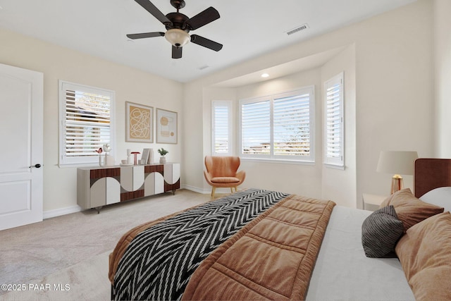 1032 Vantage Point Cir, Prescott, AZ 86301 - bedroom featuring carpet floors, baseboards, and a ceiling fan