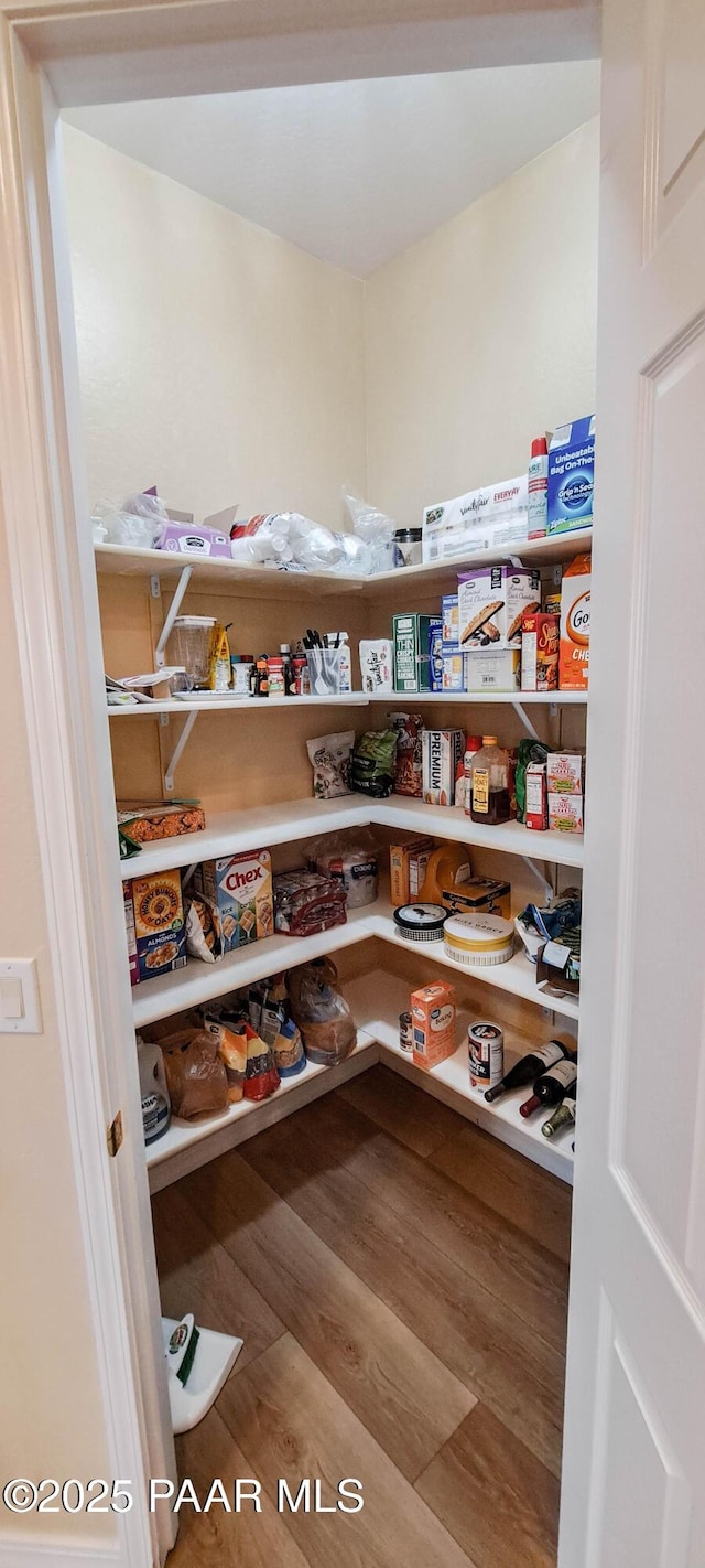 view of pantry