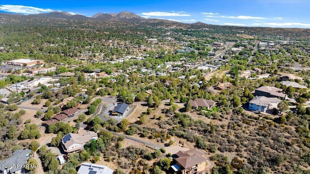 749 S Montezuma St, Prescott, AZ 86303 - aerial view of property and surrounding area featuring mountains