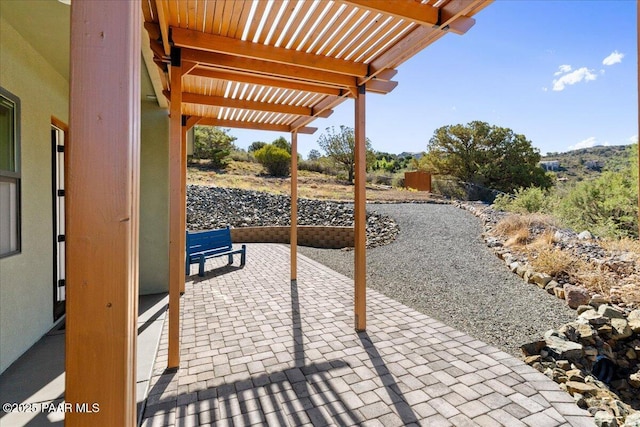 749 S Montezuma St, Prescott, AZ 86303 - view of patio / terrace featuring a pergola