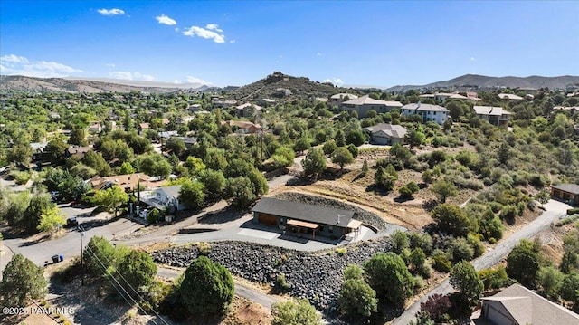 749 S Montezuma St, Prescott, AZ 86303 - bird's eye view of a mountain backdrop
