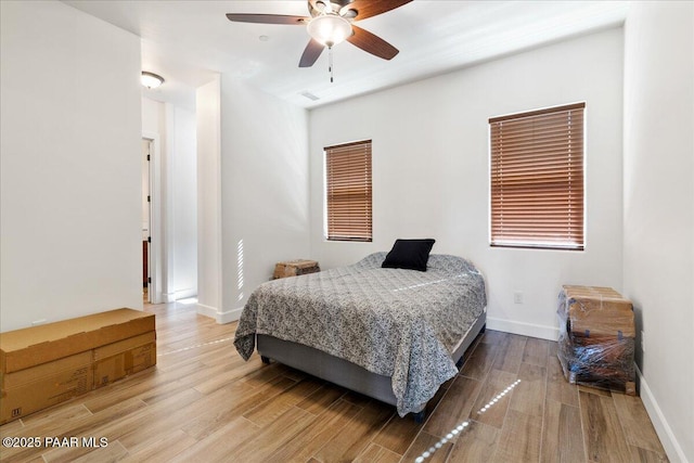 749 S Montezuma St, Prescott, AZ 86303 - bedroom featuring wood finished floors and a ceiling fan