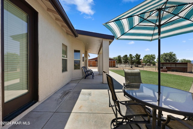 view of patio