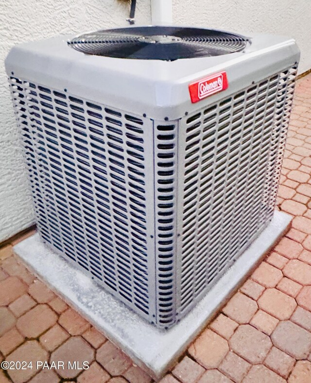 exterior details featuring cooling unit