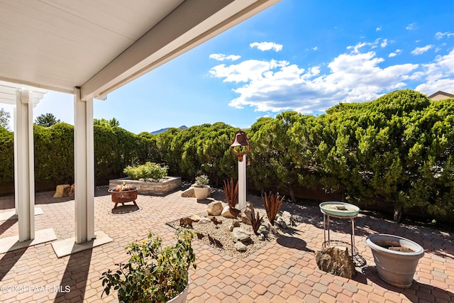 view of patio