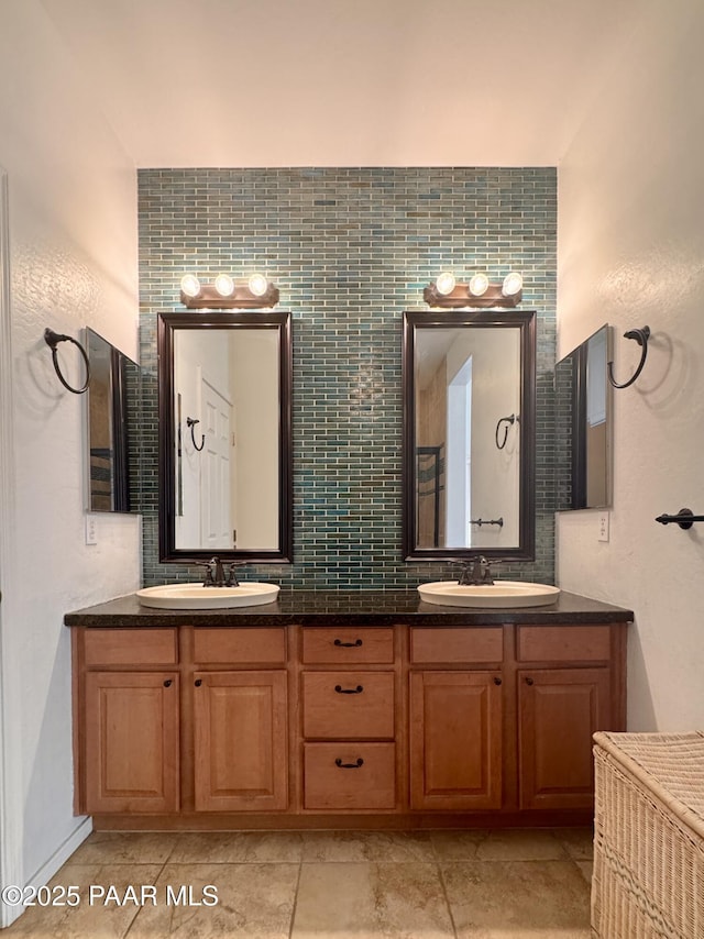 7218 E Night Watch Way, Prescott Valley, AZ 86314 - bathroom featuring a sink and double vanity