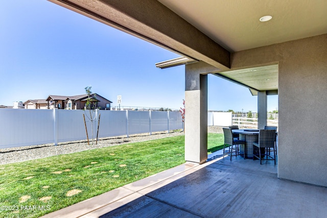 view of patio