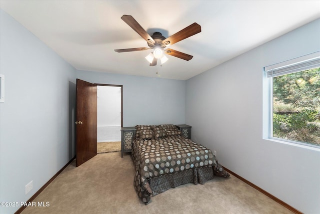 4937 S Deer Trl, Prescott, AZ 86303 - bedroom featuring carpet floors, a ceiling fan, and baseboards