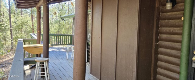 view of deck