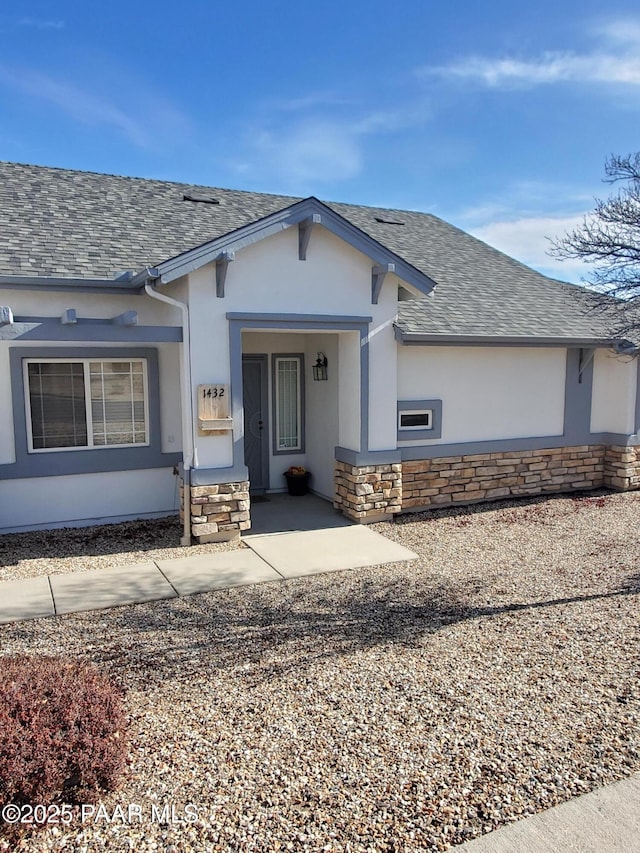 view of ranch-style home