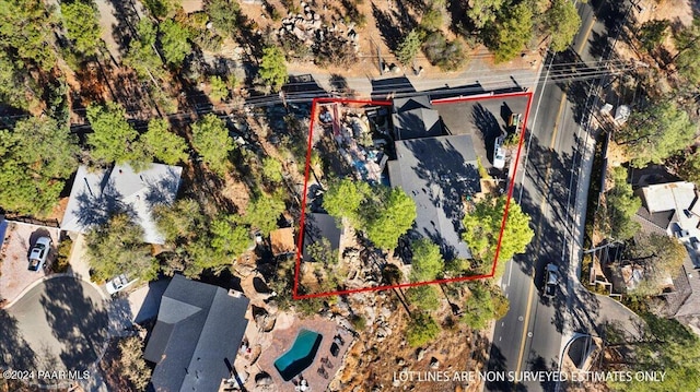 1568 W Thumb Butte Rd, Prescott, AZ 86305 - view of property location featuring property boundaries highlighted