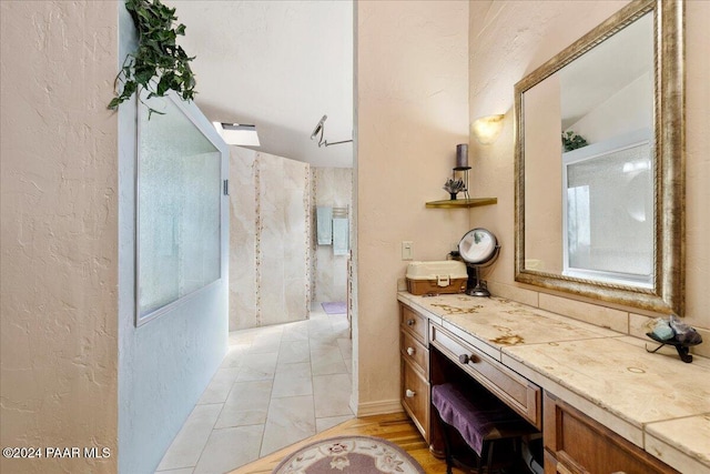 1568 W Thumb Butte Rd, Prescott, AZ 86305 - bathroom with vanity and a textured wall