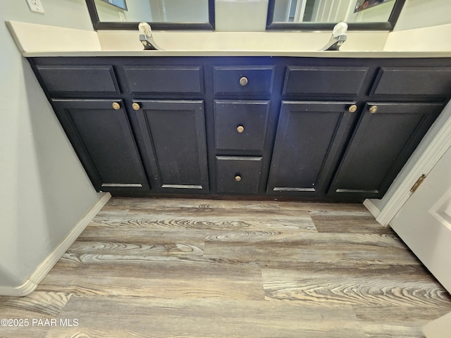 5050 N Saddleback Dr, Prescott Valley, AZ 86314 - bathroom featuring wood finished floors and baseboards